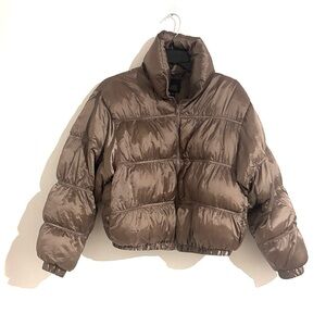 Wild Fable Women's Size XS Bronze Puffer Jacket